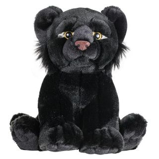 Obrázek z Panter černý sedící, plyš 23cm 